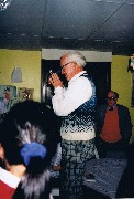 Mac McDougal at Kats Graduation Party